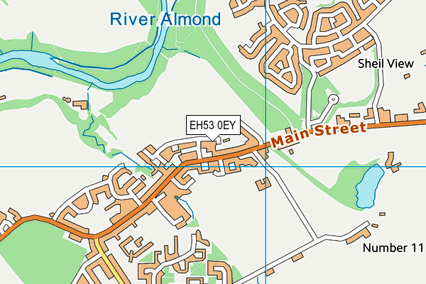 EH53 0EY map - OS VectorMap District (Ordnance Survey) EH53 0EY map - OS VectorMap District (Ordnance Survey)