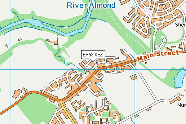 EH53 0EZ map - OS VectorMap District (Ordnance Survey) EH53 0EZ map - OS VectorMap District (Ordnance Survey)
