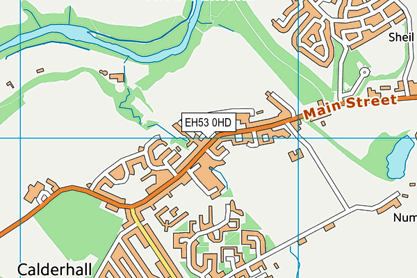 EH53 0HD map - OS VectorMap District (Ordnance Survey) EH53 0HD map - OS VectorMap District (Ordnance Survey)
