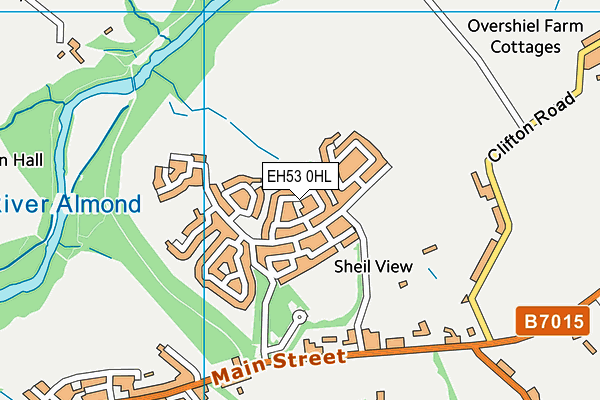 EH53 0HL map - OS VectorMap District (Ordnance Survey) EH53 0HL map - OS VectorMap District (Ordnance Survey)