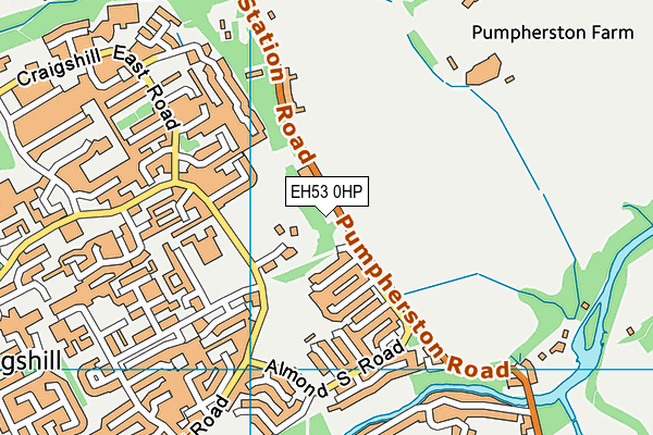 EH53 0HP map - OS VectorMap District (Ordnance Survey) EH53 0HP map - OS VectorMap District (Ordnance Survey)