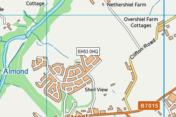 EH53 0HQ map - OS VectorMap District (Ordnance Survey) EH53 0HQ map - OS VectorMap District (Ordnance Survey)