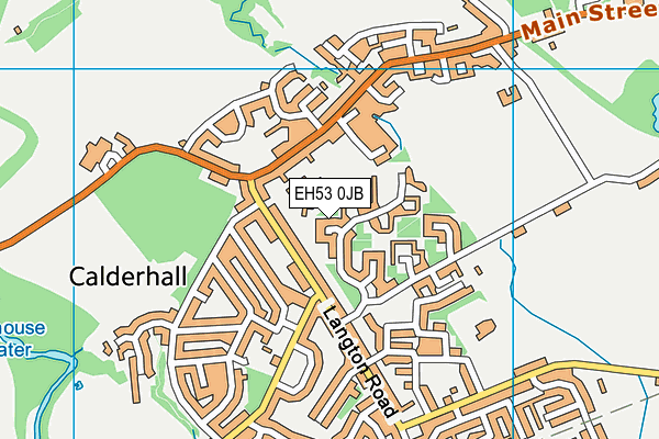 EH53 0JB map - OS VectorMap District (Ordnance Survey) EH53 0JB map - OS VectorMap District (Ordnance Survey)