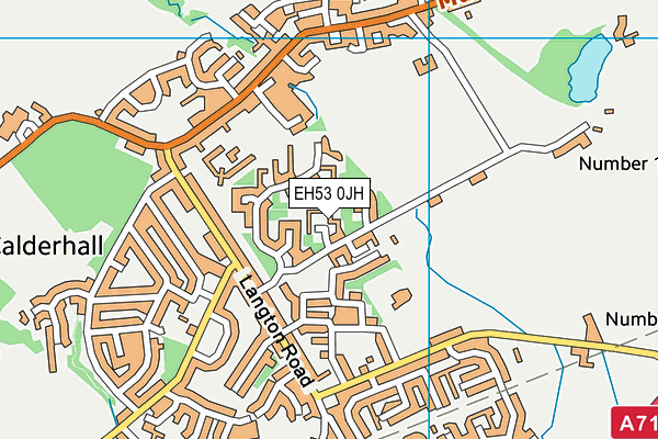 EH53 0JH map - OS VectorMap District (Ordnance Survey) EH53 0JH map - OS VectorMap District (Ordnance Survey)