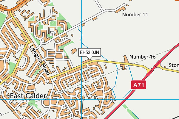 EH53 0JN map - OS VectorMap District (Ordnance Survey) EH53 0JN map - OS VectorMap District (Ordnance Survey)