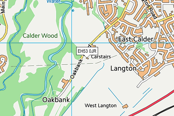 EH53 0JR map - OS VectorMap District (Ordnance Survey) EH53 0JR map - OS VectorMap District (Ordnance Survey)