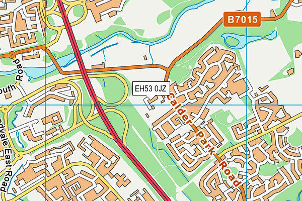 EH53 0JZ map - OS VectorMap District (Ordnance Survey) EH53 0JZ map - OS VectorMap District (Ordnance Survey)