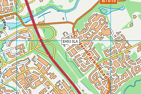 EH53 0LA map - OS VectorMap District (Ordnance Survey) EH53 0LA map - OS VectorMap District (Ordnance Survey)