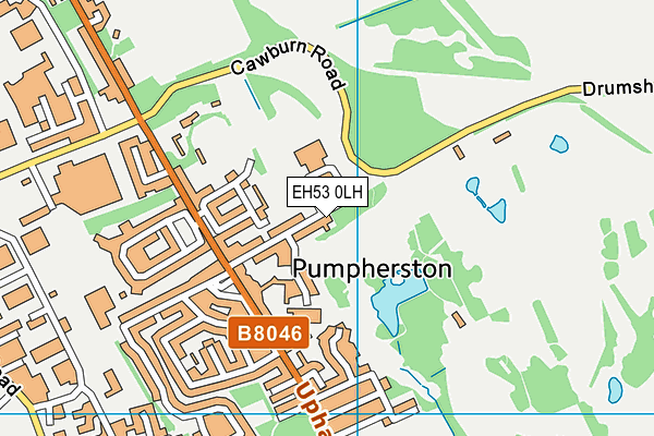 EH53 0LH map - OS VectorMap District (Ordnance Survey) EH53 0LH map - OS VectorMap District (Ordnance Survey)