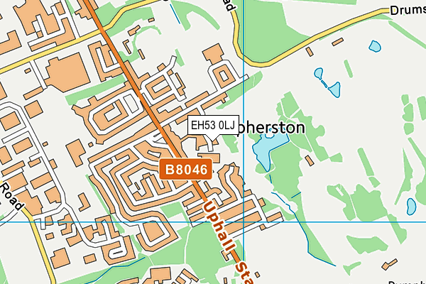 EH53 0LJ map - OS VectorMap District (Ordnance Survey) EH53 0LJ map - OS VectorMap District (Ordnance Survey)