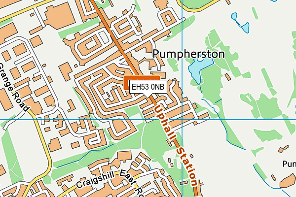 EH53 0NB map - OS VectorMap District (Ordnance Survey) EH53 0NB map - OS VectorMap District (Ordnance Survey)