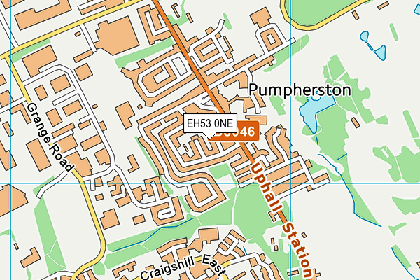EH53 0NE map - OS VectorMap District (Ordnance Survey) EH53 0NE map - OS VectorMap District (Ordnance Survey)