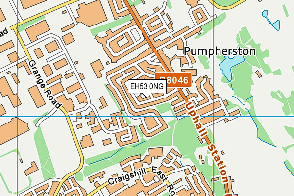 EH53 0NG map - OS VectorMap District (Ordnance Survey) EH53 0NG map - OS VectorMap District (Ordnance Survey)