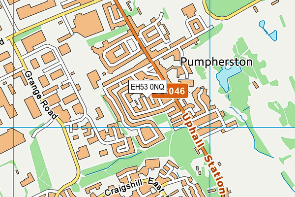 EH53 0NQ map - OS VectorMap District (Ordnance Survey) EH53 0NQ map - OS VectorMap District (Ordnance Survey)