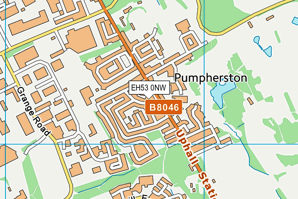 EH53 0NW map - OS VectorMap District (Ordnance Survey) EH53 0NW map - OS VectorMap District (Ordnance Survey)