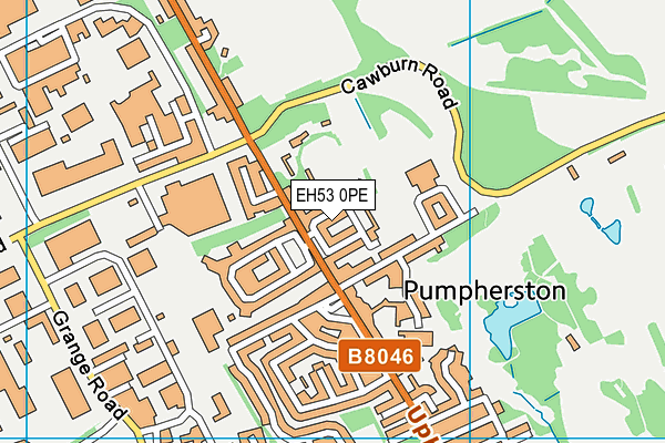 EH53 0PE map - OS VectorMap District (Ordnance Survey) EH53 0PE map - OS VectorMap District (Ordnance Survey)