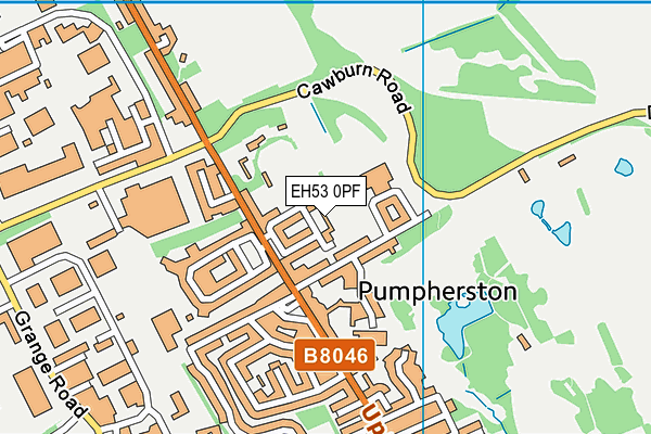 EH53 0PF map - OS VectorMap District (Ordnance Survey) EH53 0PF map - OS VectorMap District (Ordnance Survey)
