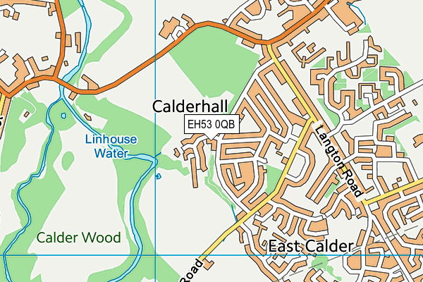EH53 0QB map - OS VectorMap District (Ordnance Survey) EH53 0QB map - OS VectorMap District (Ordnance Survey)