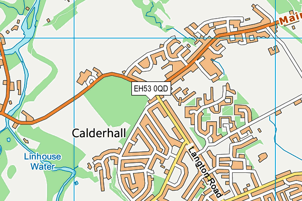 EH53 0QD map - OS VectorMap District (Ordnance Survey) EH53 0QD map - OS VectorMap District (Ordnance Survey)