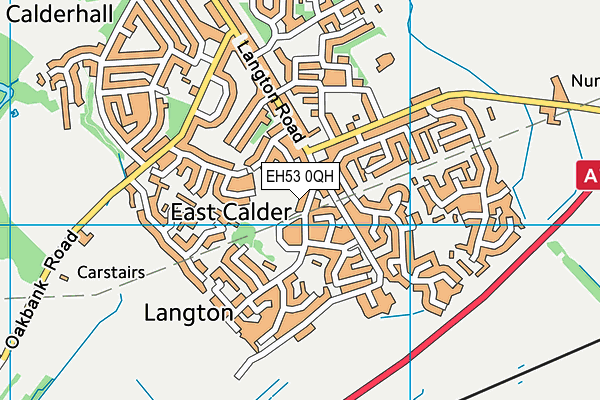 EH53 0QH map - OS VectorMap District (Ordnance Survey) EH53 0QH map - OS VectorMap District (Ordnance Survey)