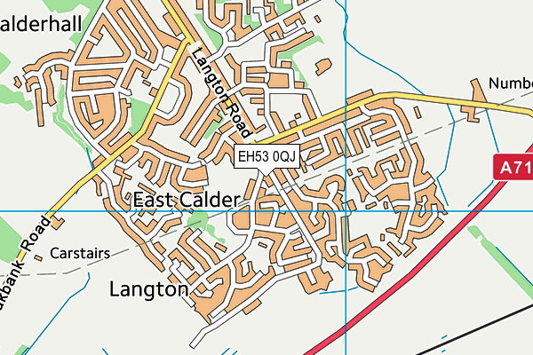 EH53 0QJ map - OS VectorMap District (Ordnance Survey) EH53 0QJ map - OS VectorMap District (Ordnance Survey)