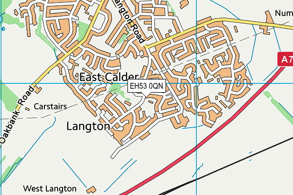 EH53 0QN map - OS VectorMap District (Ordnance Survey) EH53 0QN map - OS VectorMap District (Ordnance Survey)