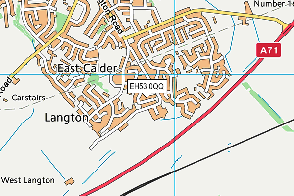 EH53 0QQ map - OS VectorMap District (Ordnance Survey) EH53 0QQ map - OS VectorMap District (Ordnance Survey)
