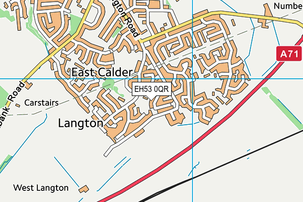 EH53 0QR map - OS VectorMap District (Ordnance Survey) EH53 0QR map - OS VectorMap District (Ordnance Survey)