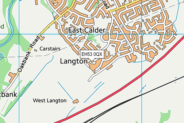 EH53 0QX map - OS VectorMap District (Ordnance Survey) EH53 0QX map - OS VectorMap District (Ordnance Survey)