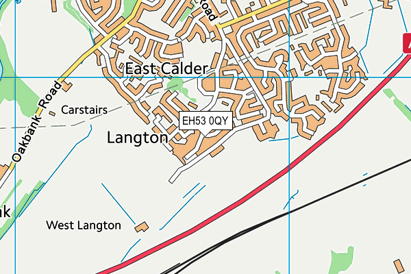 EH53 0QY map - OS VectorMap District (Ordnance Survey) EH53 0QY map - OS VectorMap District (Ordnance Survey)
