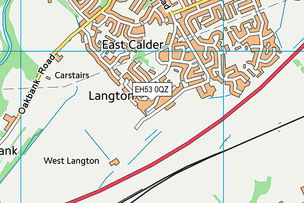 EH53 0QZ map - OS VectorMap District (Ordnance Survey) EH53 0QZ map - OS VectorMap District (Ordnance Survey)