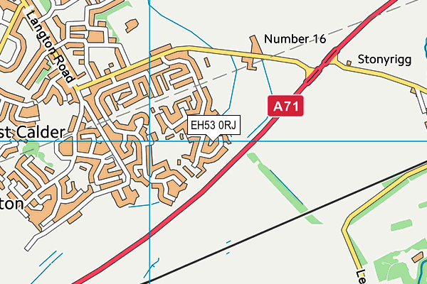 EH53 0RJ map - OS VectorMap District (Ordnance Survey) EH53 0RJ map - OS VectorMap District (Ordnance Survey)