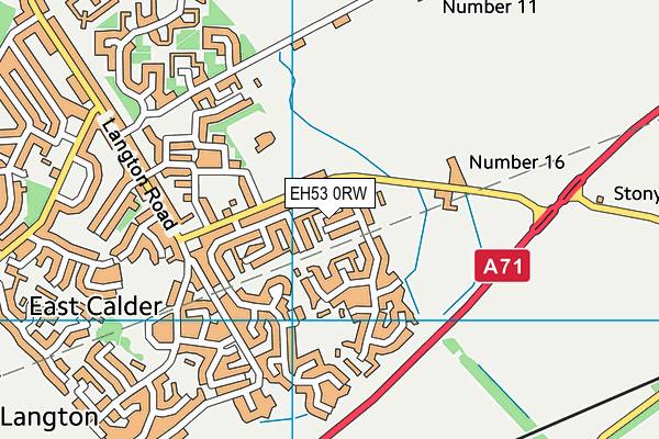 EH53 0RW map - OS VectorMap District (Ordnance Survey) EH53 0RW map - OS VectorMap District (Ordnance Survey)