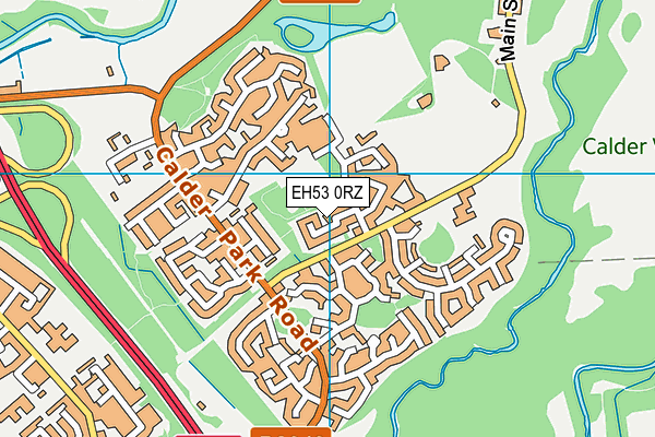 EH53 0RZ map - OS VectorMap District (Ordnance Survey) EH53 0RZ map - OS VectorMap District (Ordnance Survey)