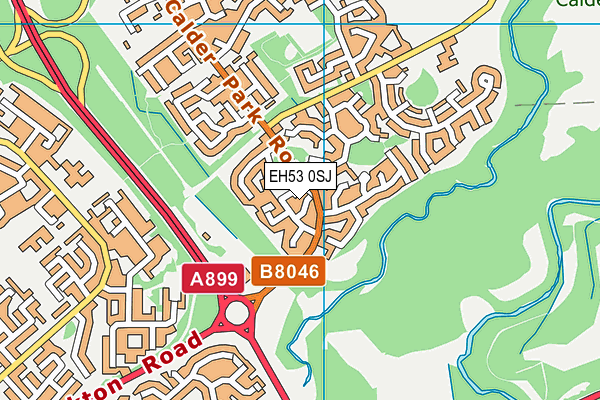 EH53 0SJ map - OS VectorMap District (Ordnance Survey) EH53 0SJ map - OS VectorMap District (Ordnance Survey)