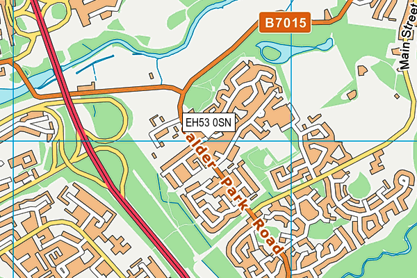 EH53 0SN map - OS VectorMap District (Ordnance Survey) EH53 0SN map - OS VectorMap District (Ordnance Survey)