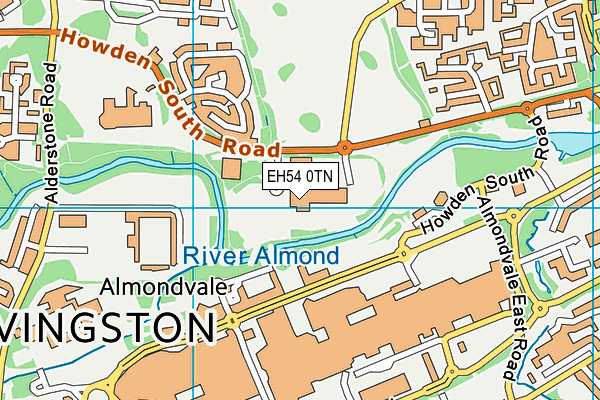 EH54 0TN map - OS VectorMap District (Ordnance Survey) EH54 0TN map - OS VectorMap District (Ordnance Survey)