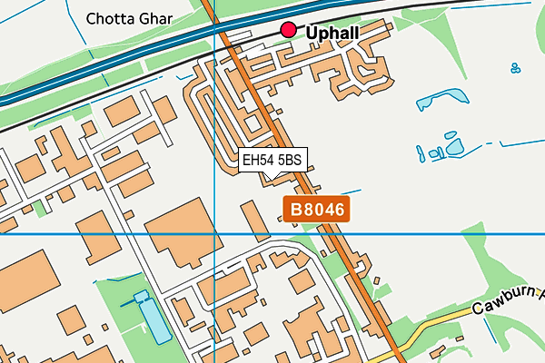 EH54 5BS map - OS VectorMap District (Ordnance Survey) EH54 5BS map - OS VectorMap District (Ordnance Survey)