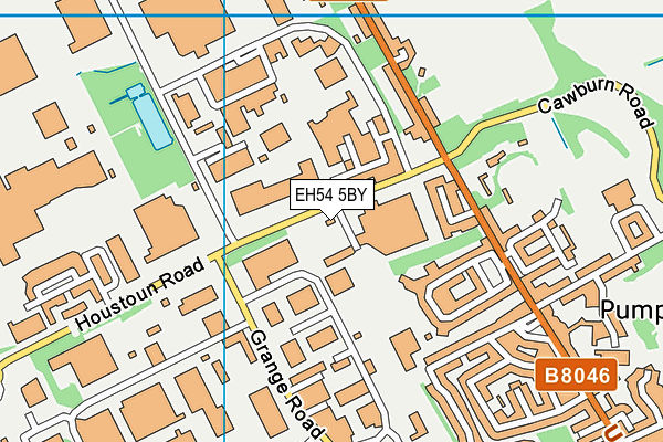 EH54 5BY map - OS VectorMap District (Ordnance Survey) EH54 5BY map - OS VectorMap District (Ordnance Survey)