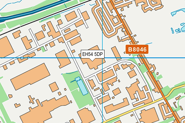 EH54 5DP map - OS VectorMap District (Ordnance Survey) EH54 5DP map - OS VectorMap District (Ordnance Survey)