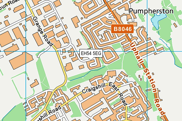 EH54 5EG map - OS VectorMap District (Ordnance Survey) EH54 5EG map - OS VectorMap District (Ordnance Survey)