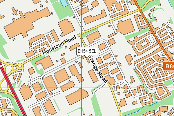 EH54 5EL map - OS VectorMap District (Ordnance Survey) EH54 5EL map - OS VectorMap District (Ordnance Survey)