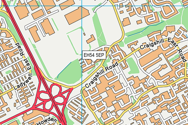 EH54 5EP map - OS VectorMap District (Ordnance Survey) EH54 5EP map - OS VectorMap District (Ordnance Survey)