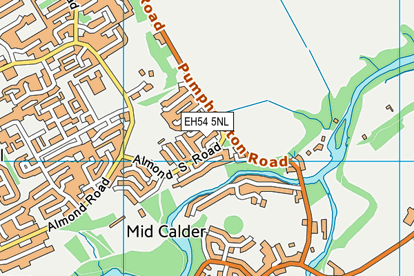 EH54 5NL map - OS VectorMap District (Ordnance Survey) EH54 5NL map - OS VectorMap District (Ordnance Survey)