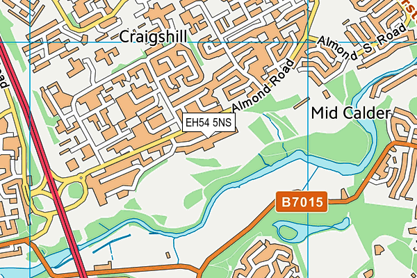 EH54 5NS map - OS VectorMap District (Ordnance Survey) EH54 5NS map - OS VectorMap District (Ordnance Survey)