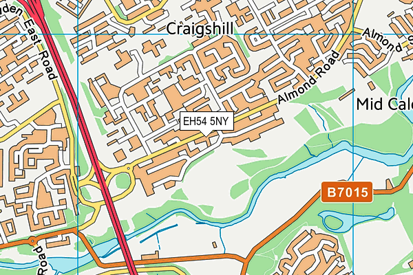 EH54 5NY map - OS VectorMap District (Ordnance Survey) EH54 5NY map - OS VectorMap District (Ordnance Survey)