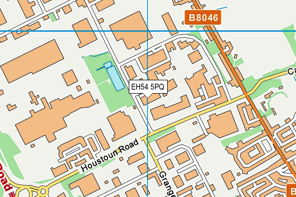 EH54 5PQ map - OS VectorMap District (Ordnance Survey) EH54 5PQ map - OS VectorMap District (Ordnance Survey)