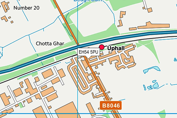 EH54 5PU map - OS VectorMap District (Ordnance Survey) EH54 5PU map - OS VectorMap District (Ordnance Survey)
