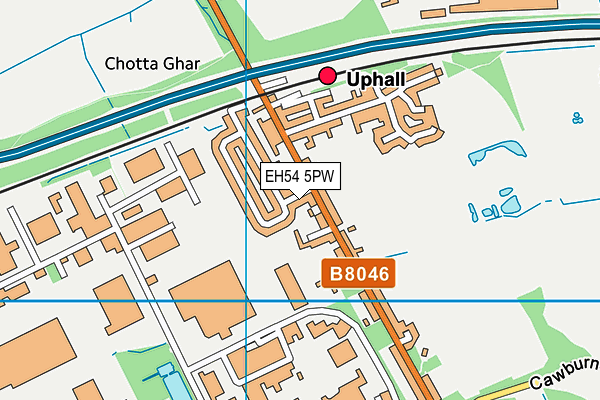 EH54 5PW map - OS VectorMap District (Ordnance Survey) EH54 5PW map - OS VectorMap District (Ordnance Survey)