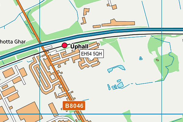 EH54 5QH map - OS VectorMap District (Ordnance Survey) EH54 5QH map - OS VectorMap District (Ordnance Survey)